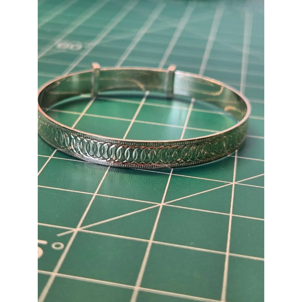 Vintage sterling baby bangle